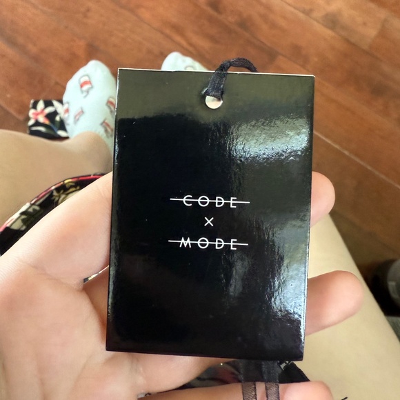 NWT Code x Mode Women’s Multicolored Floral Tie-Front Long Sleeve Blouse size XL - Picture 5 of 6